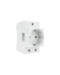 EMAT Wandcontactdoos met randaarde din-rail