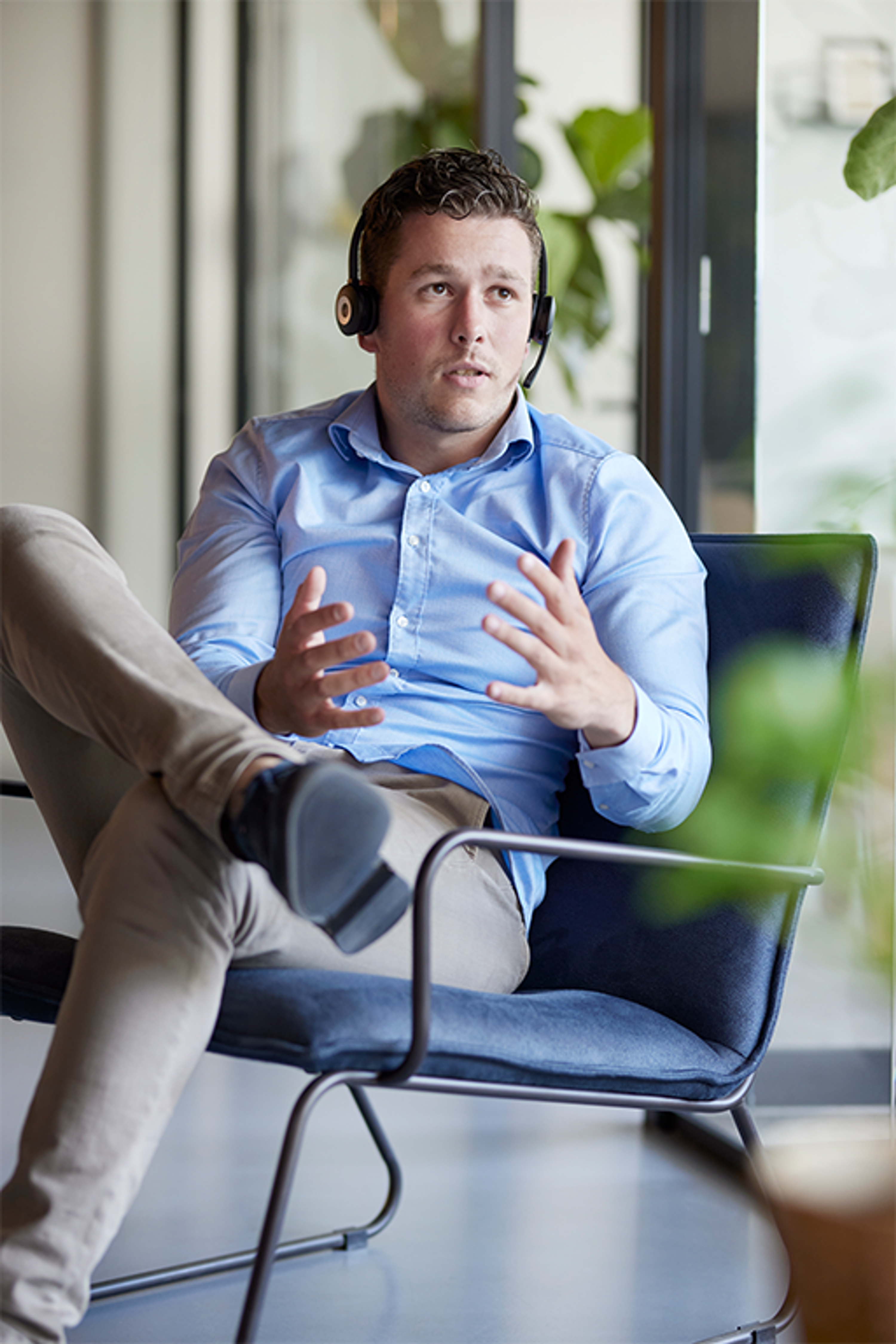 Medewerkers support afdeling 4blue