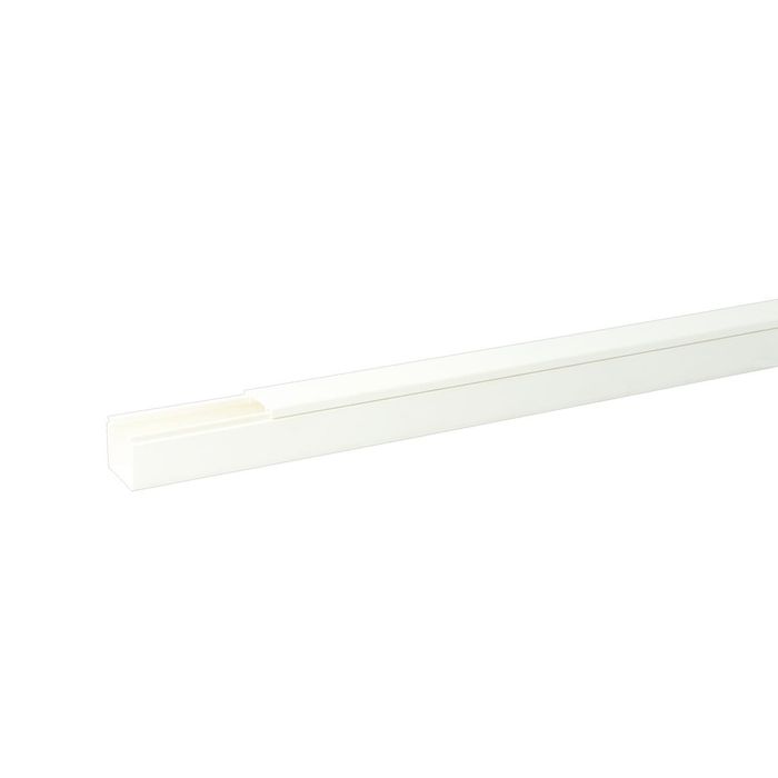 ATTEMA KK kabelkoker met deksel 25x22 mm - wit per 2 meter
