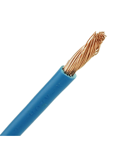 Aansluitdraad 4 mm² blauw per meter