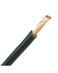Aansluitdraad 4 mm² zwart per meter