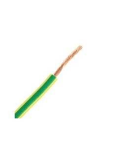 Montagedraad vDS 6 mm2 H07v-K groen/geel per rol 100 meter