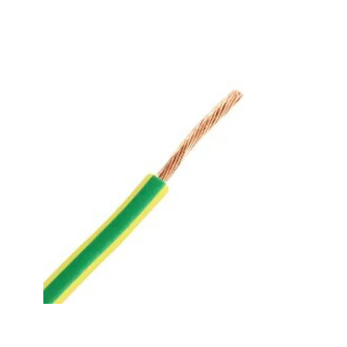 Montagedraad vDS 6 mm2 H07v-K groen/geel per rol 100 meter