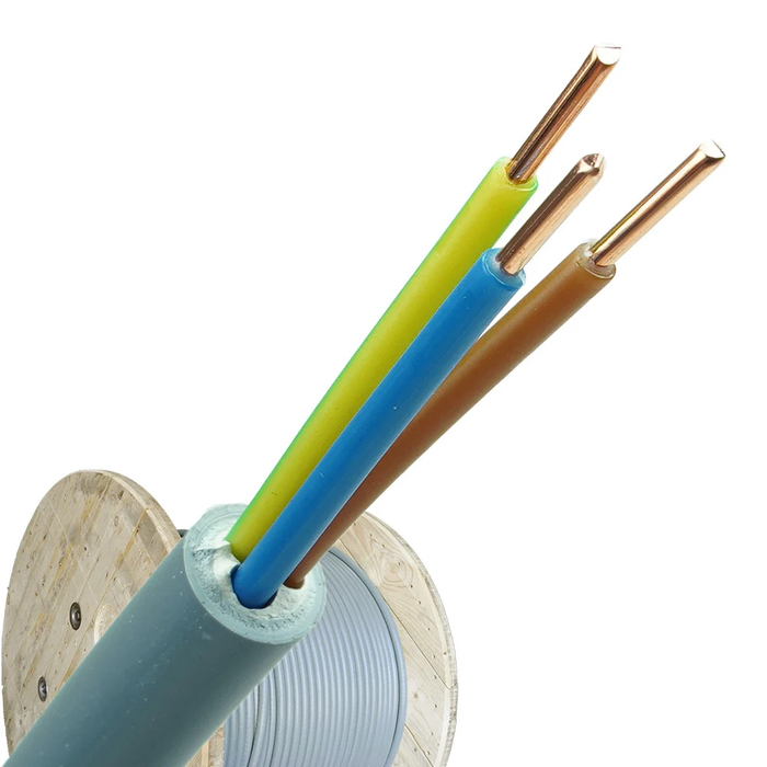 YMvK Kabel 3x2,5 per haspel 500 meter