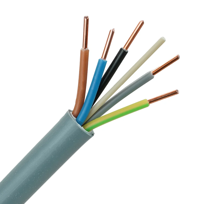 YMvK Kabel 5x2,5 per meter