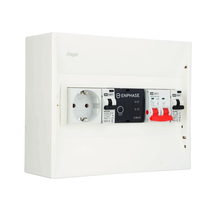 Enphase Pv-verdeler met aardlekautomaten