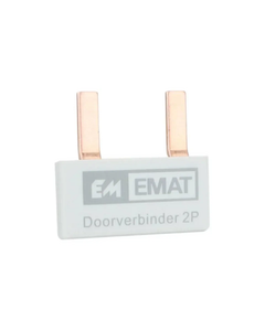 EMAT Doorverbinder 2-voudig grijs