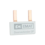 EMAT Doorverbinder 2-voudig grijs