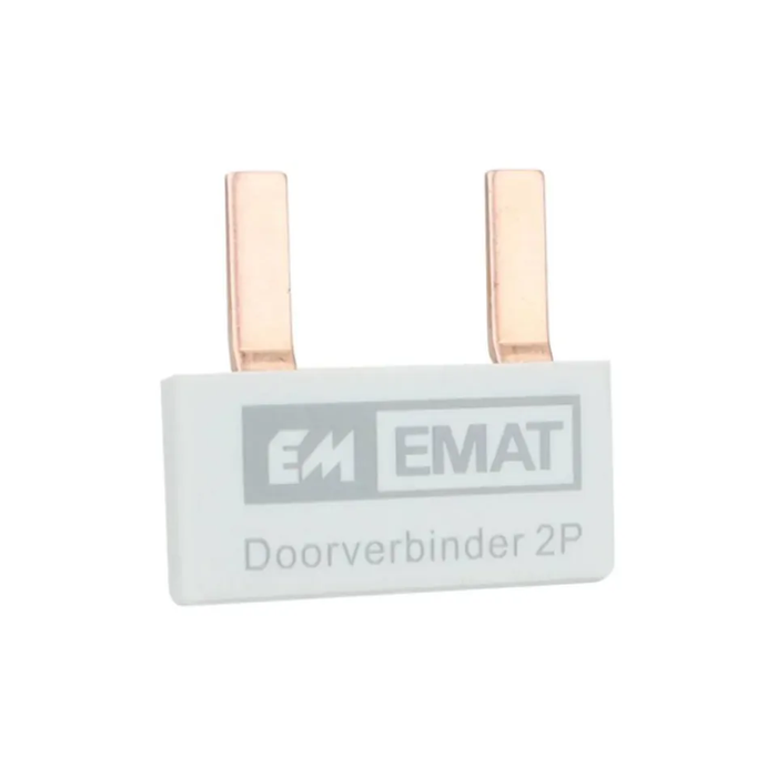 EMAT Doorverbinder 2-voudig grijs