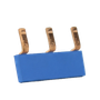 EMAT Doorverbinder 3-voudig blauw