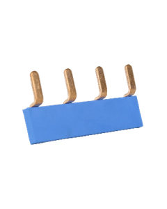 EMAT Doorverbinder 4-voudig blauw