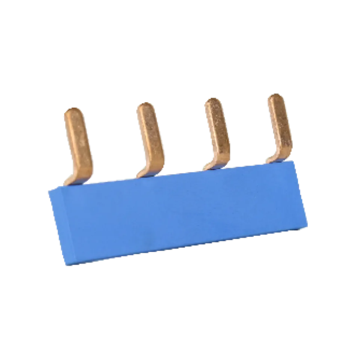 EMAT Doorverbinder 4-voudig blauw
