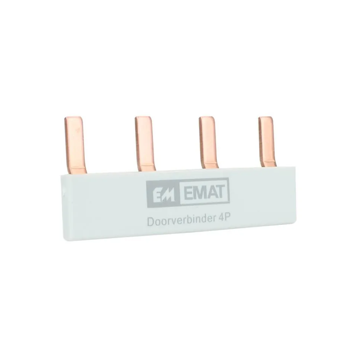 EMAT Doorverbinder 4-voudig grijs