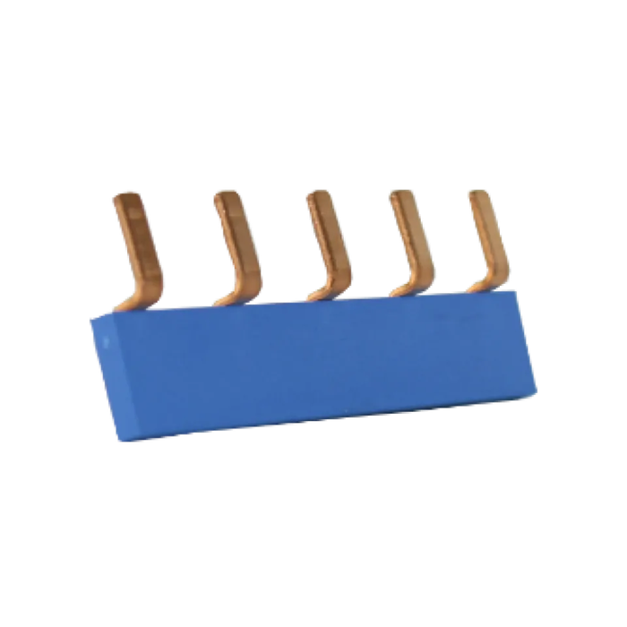 EMAT Doorverbinder 5-voudig blauw