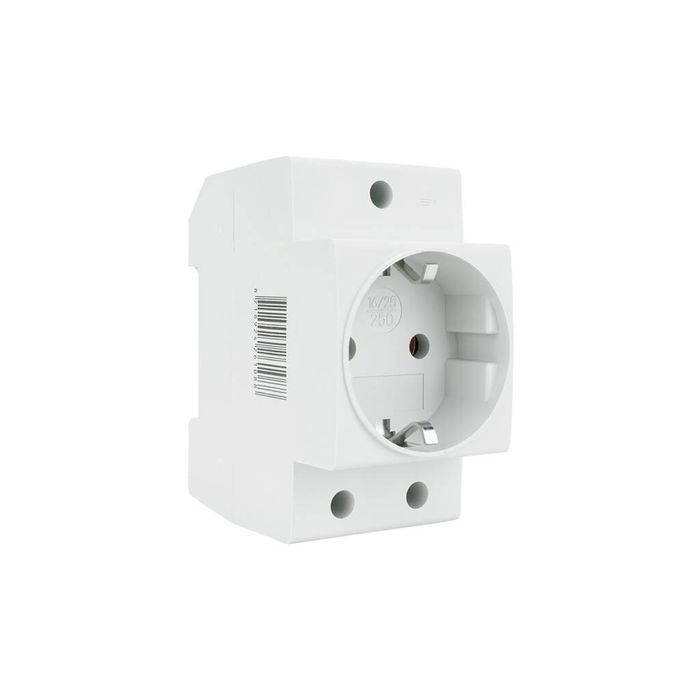 EMAT Wandcontactdoos met randaarde din-rail