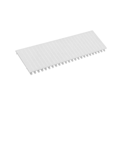 Hager Afdekstrook 12 modules 219x54 mm - wit