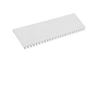 Hager Afdekstrook 12 modules 219x54 mm - wit
