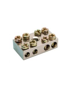 JMv Aansluitblok Aarde 2x25mm2 + 2x6mm3