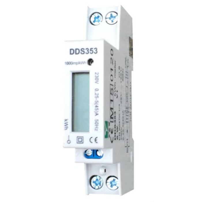EMAT kWh Meter 45A 1-fase digitaal MID