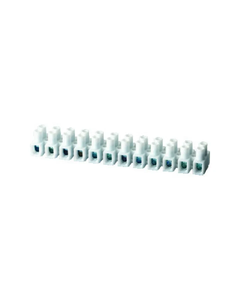 Conex Kroonsteen 12-Polig 6 mm wit
