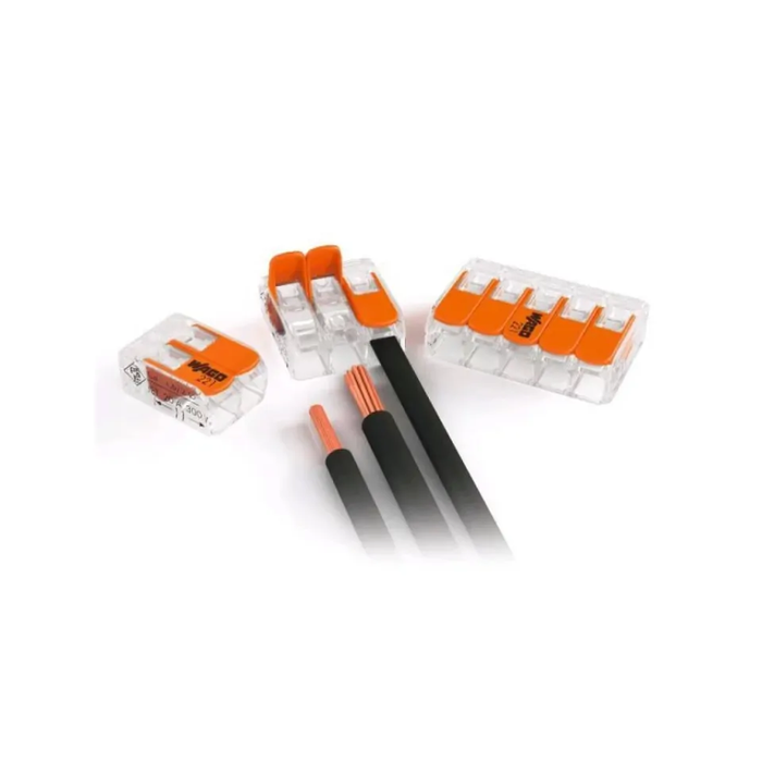 Wago Lasklem 3-voudig 4mm² per 50 stuks