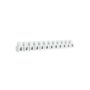 Newlec Kroonsteen 12P 4 mm transparant per 10 stuks