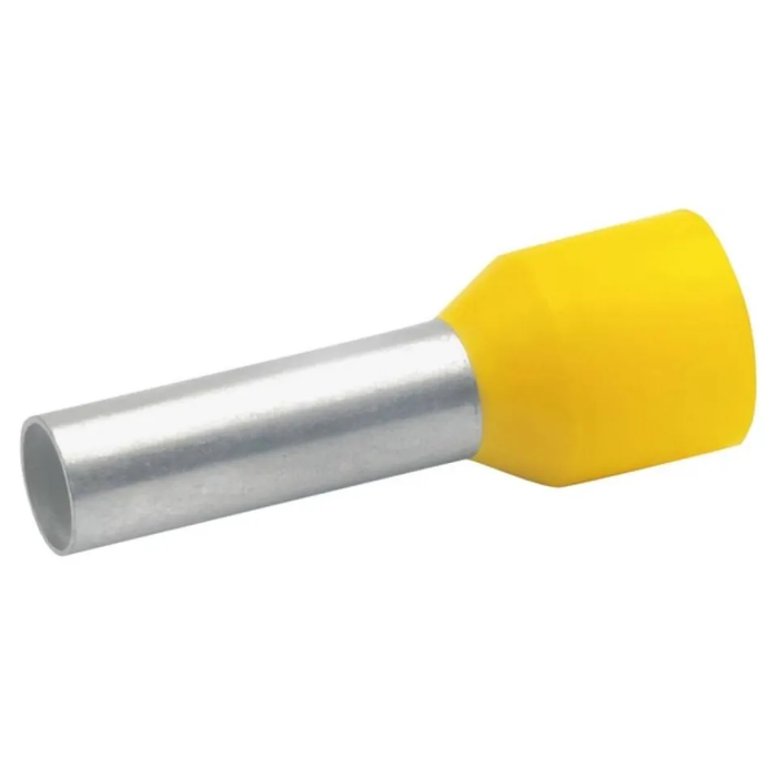 Solar Adereindhuls geisoleerd geel 2x6mm2 per 100 stuks