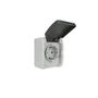 EMAT Wandcontactdoos 1V waterdicht randaarde