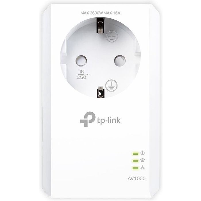 TP-LINK Av1000 passthrough Powerline starterset (TL-PA7017P)