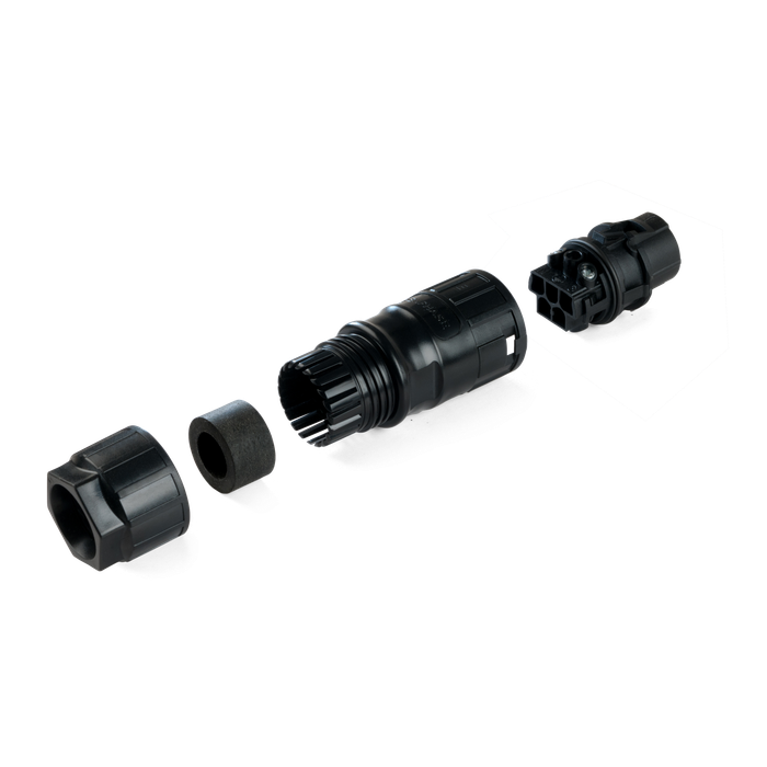 Enphase Conector Feminino Montável em Campo para Cabo Q Trifásico