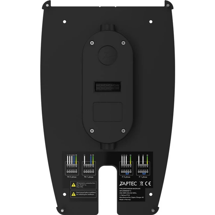 Zaptec Pro Backplate